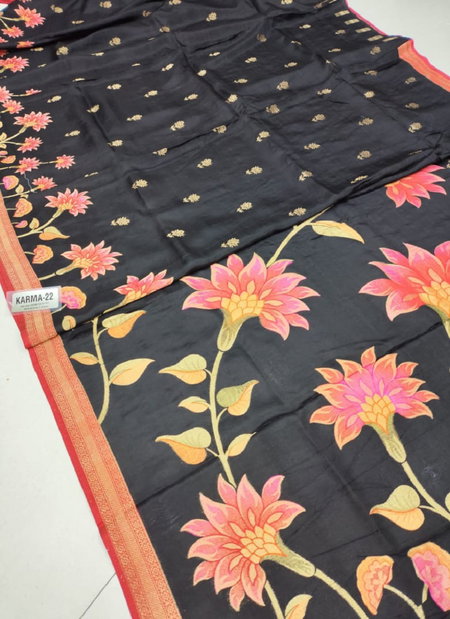 Karma Darbar By Girnar Pure Viscose Saree Wholesalers In Delhi